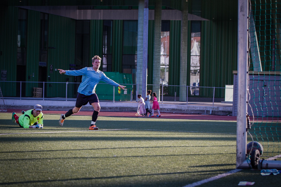 Tommy Cindahl scoret sitt andre mål for dagen i kampen mot Ny-Krohnborg2. Foto: © fotballbilder.no